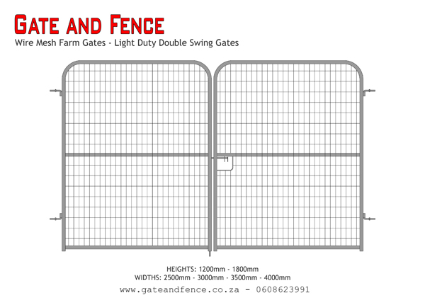 GF Wire Mesh Farm Style Gates