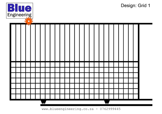 Driveway Gates with a Modern Design in Durban