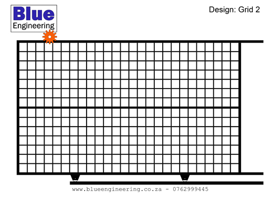 Driveway Gates with a Modern Design in Durban