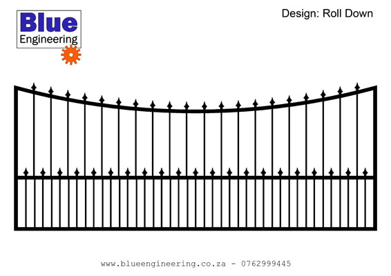 Driveway Gates Designs with an Arch in Durban
