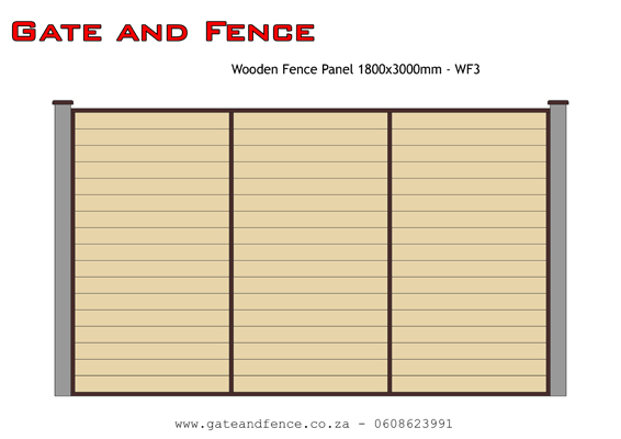 Wooden Fence Panels and Wooden Slat Fencing in Durban