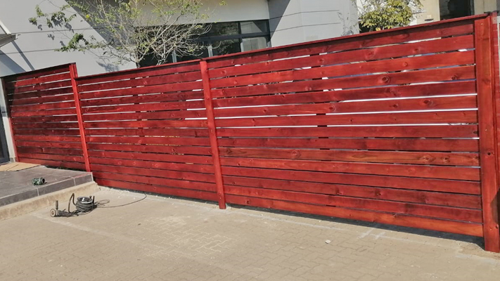 Wooden Privacy Fencing in Durban 